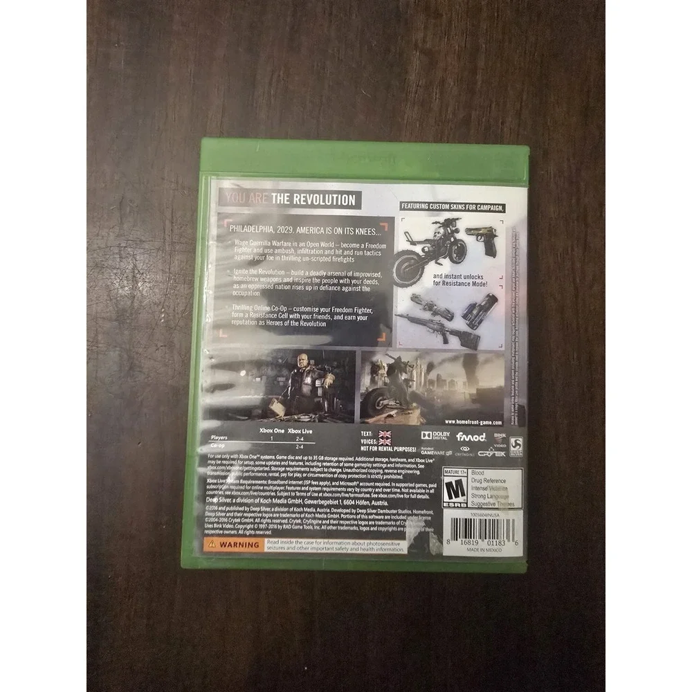 Homefront:‎ The Revolution Microsoft Xbox One